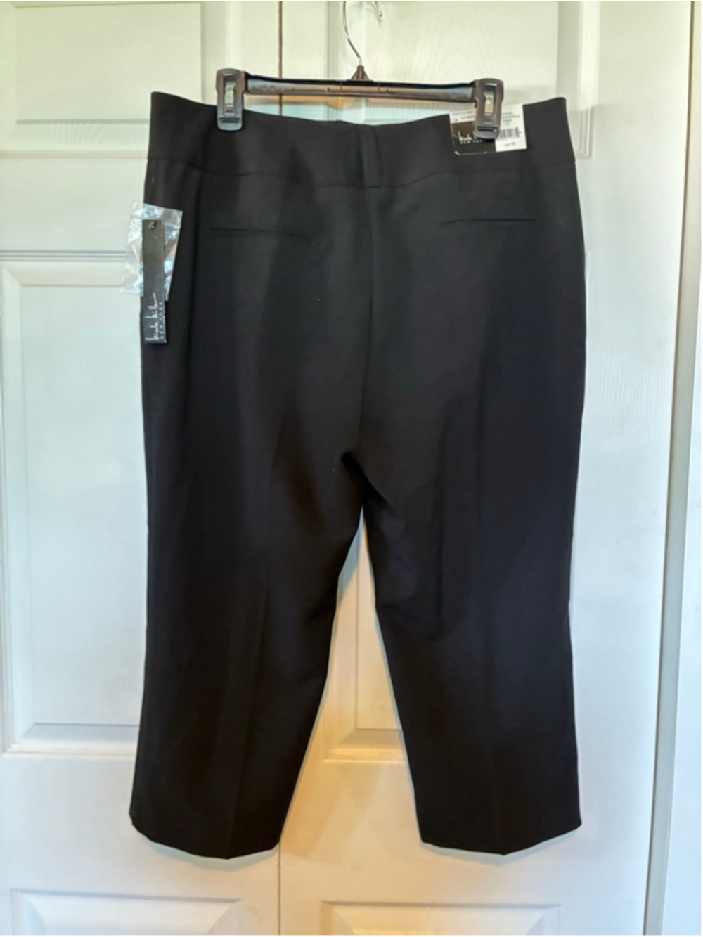 Women's Nicole Miller New York Black Capri Pants Size 14 - Picture 3 of 8